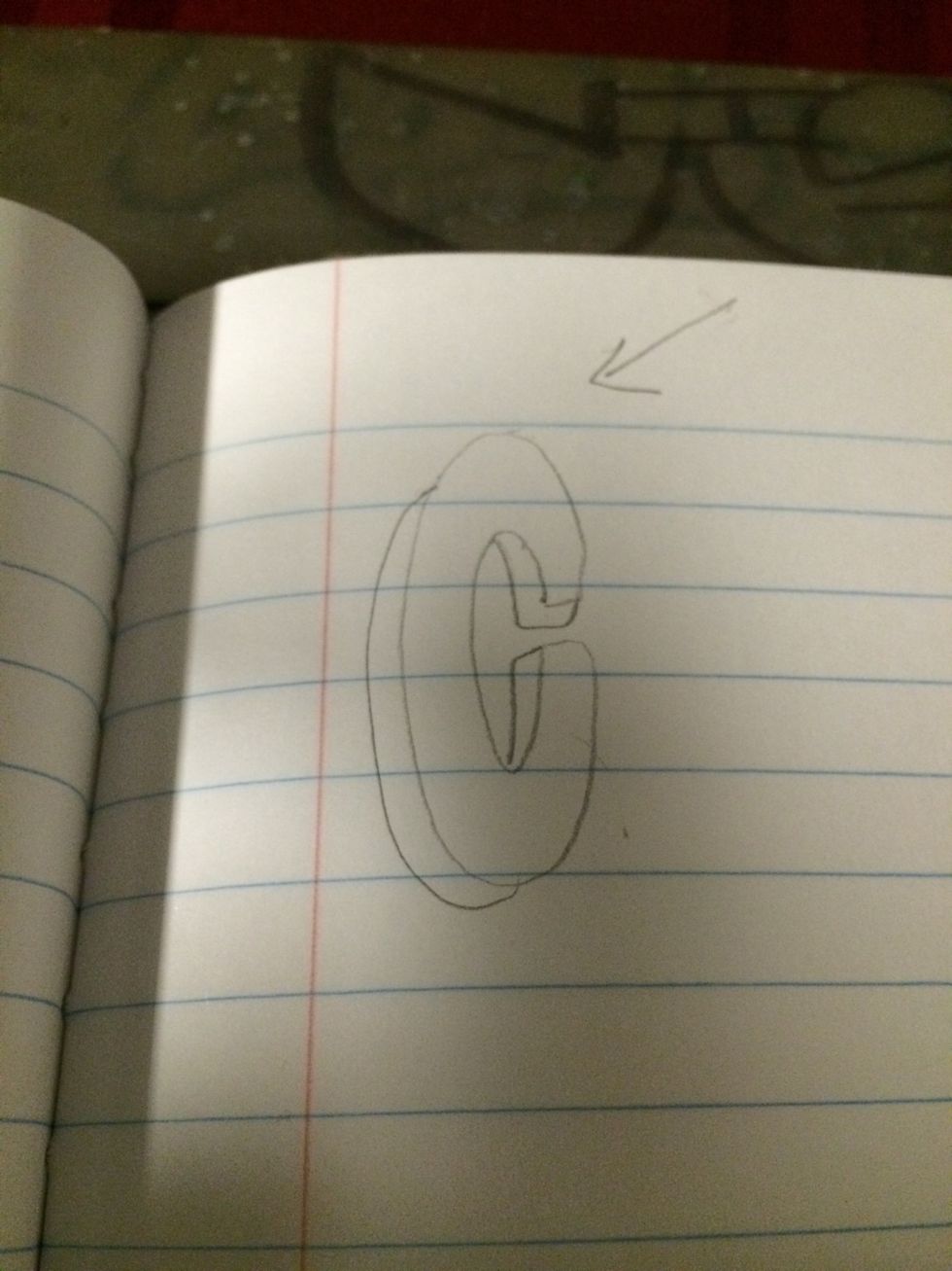 Light coming from right shadow would be on the left like so