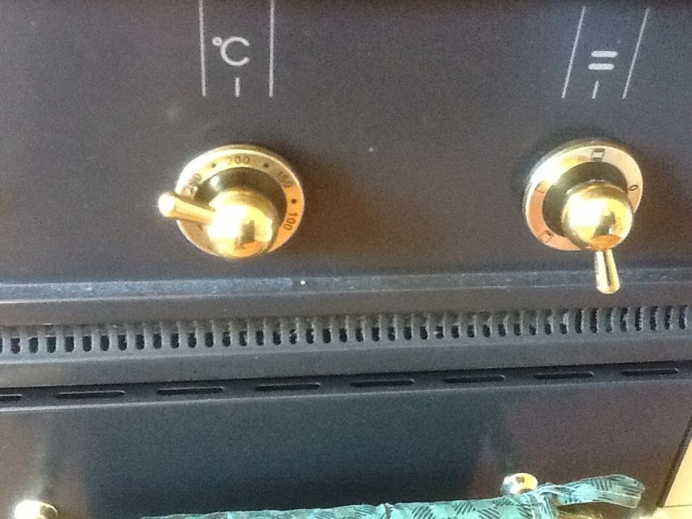 Light oven at 190 degrees. Grease a 'slab' tin.