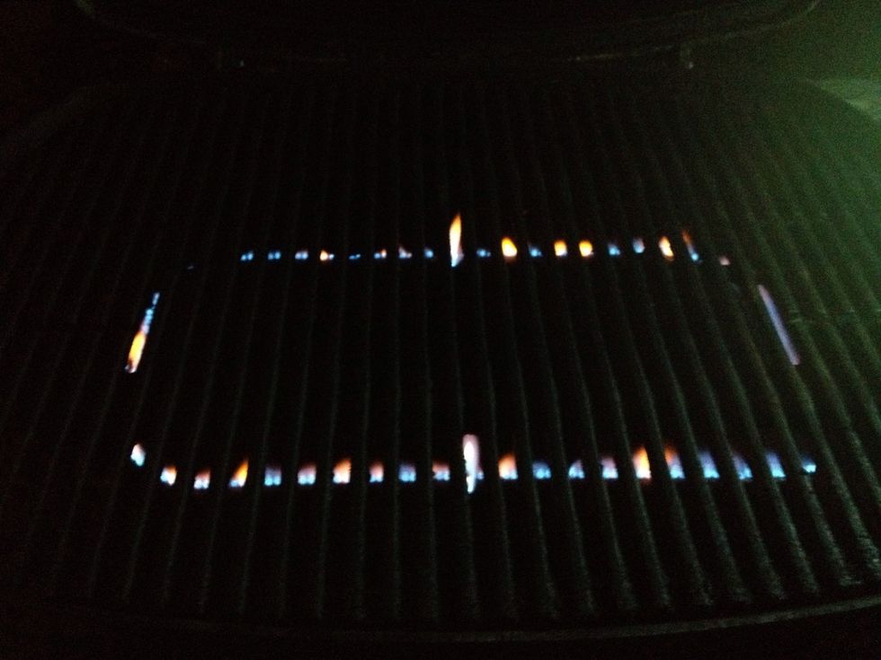 Light the BBQ and get it nice and hot