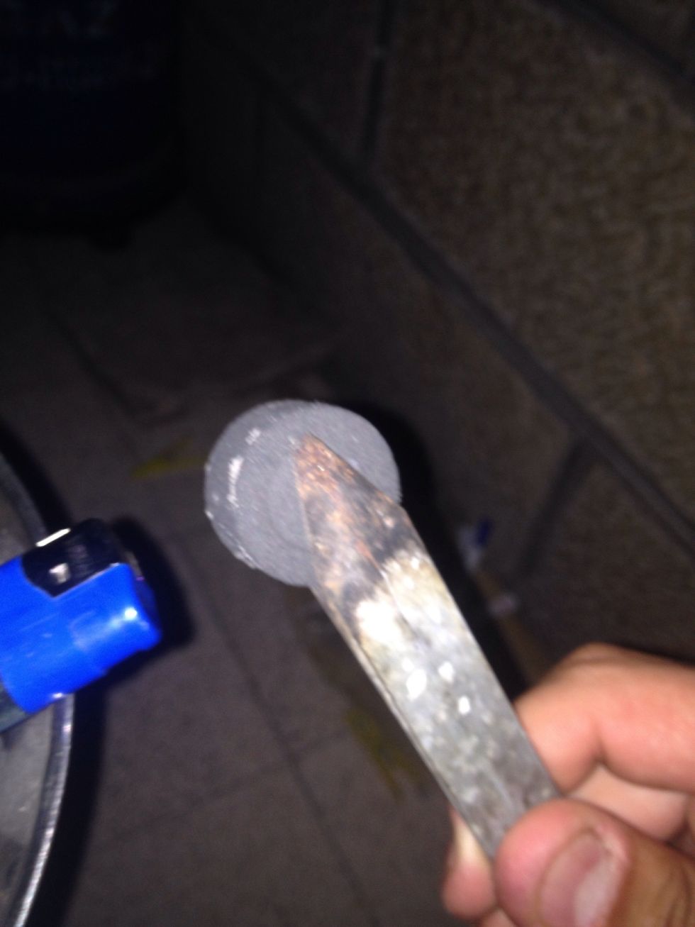 Light the coal you gonna need two pieces of it , depends on the bowl and coal size , ( make sure to do this outside the house )