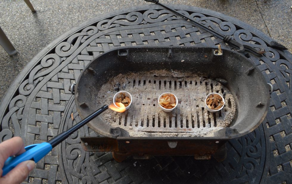 Lighting all three competitors.