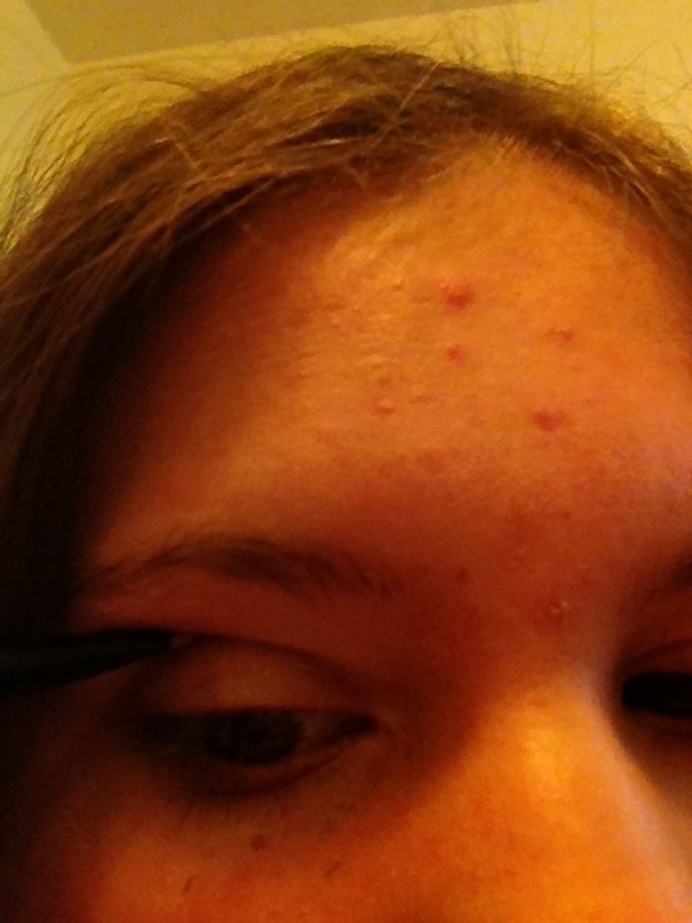 Lightly apply over the first shade on your crease and outer corner. (I forgot to tell you to blend it all in after this. So...blend it baby blend!\ud83d\ude09)