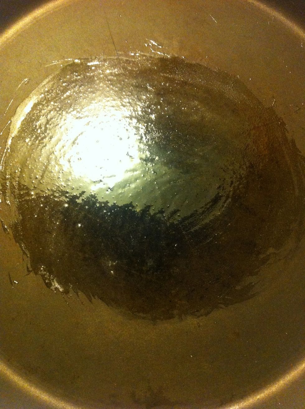Lightly butter griddle