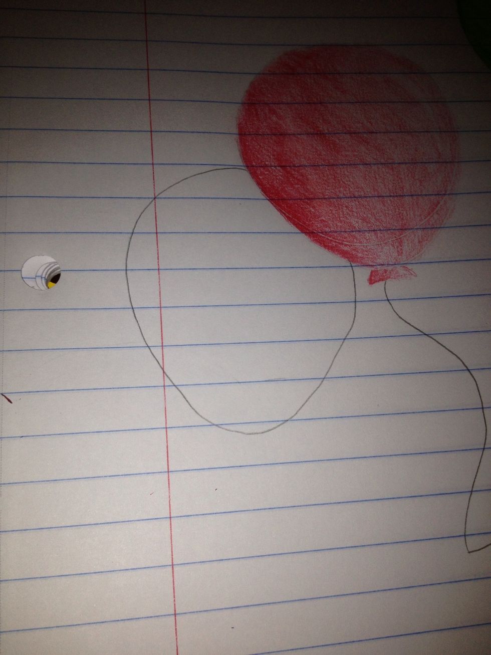 Lightly draw an outline (you will be erasing it so draw lightly)