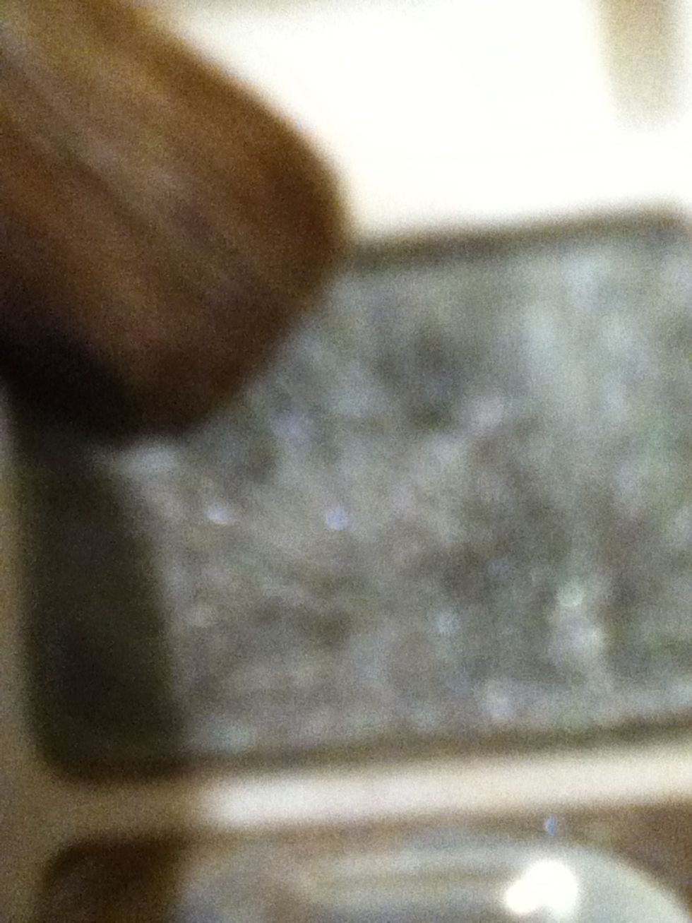 Lightly put on some grey eyeshadow on eyelid