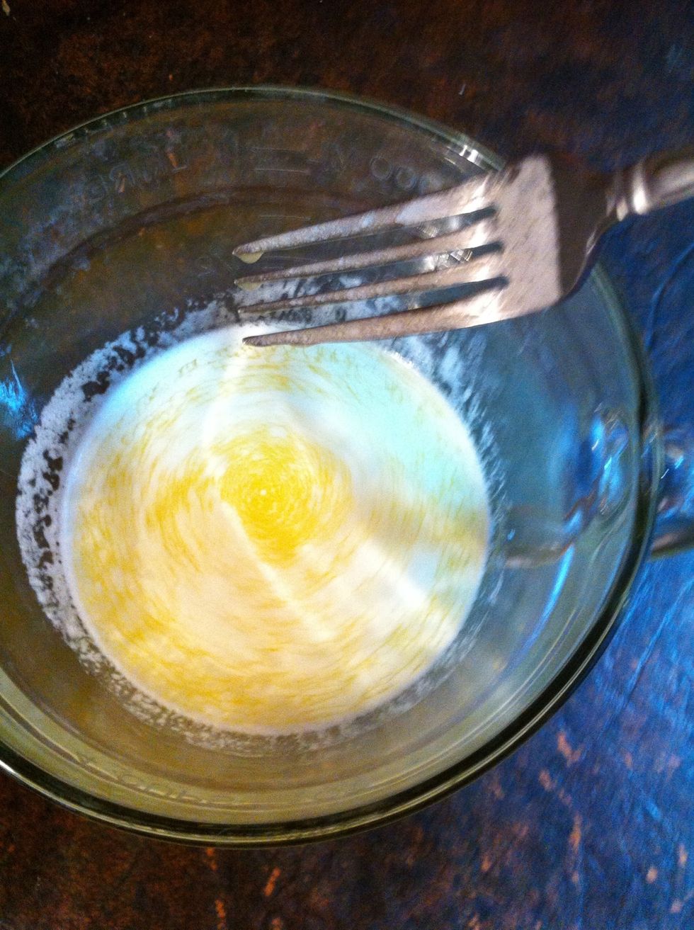 Like so. I used the microwave.