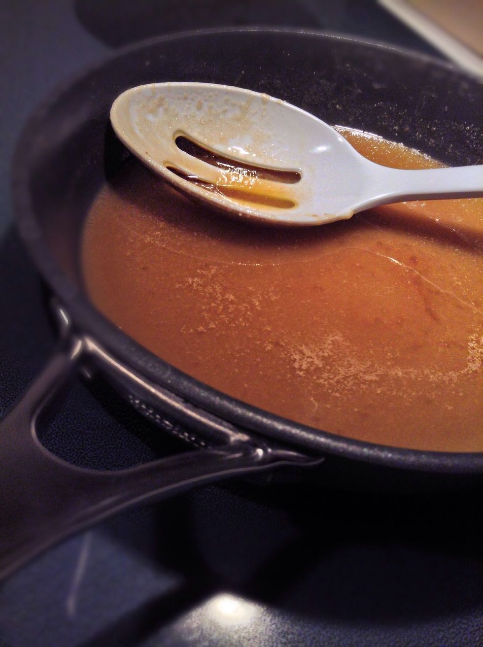 Like so! It should only take about 3 minutes to combine. Do not over cook :D!