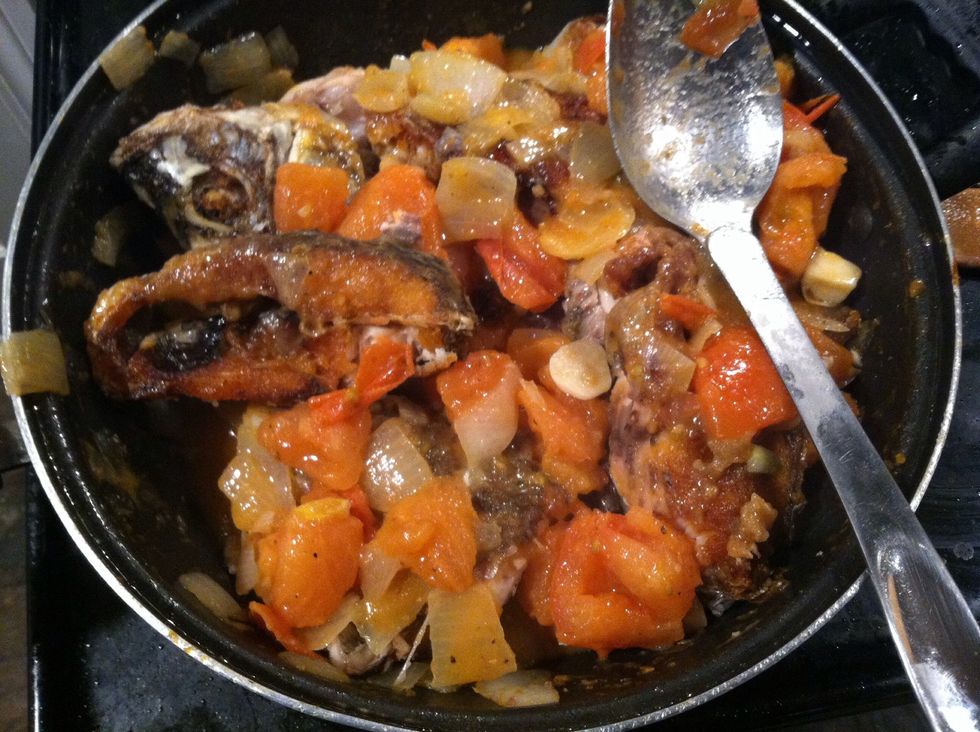 Like so let it sear on medium heat for 15 minutes