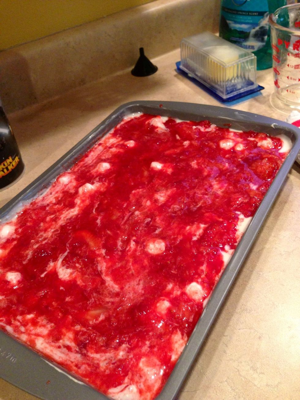 Like so. Put it in the oven