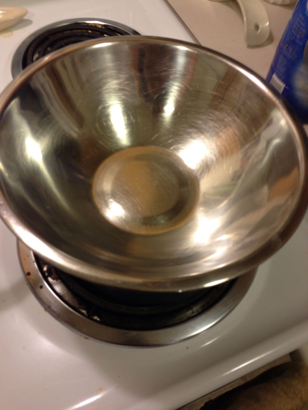 Like so. Then add sauce mix and whisk it will thicken after a few mimutes