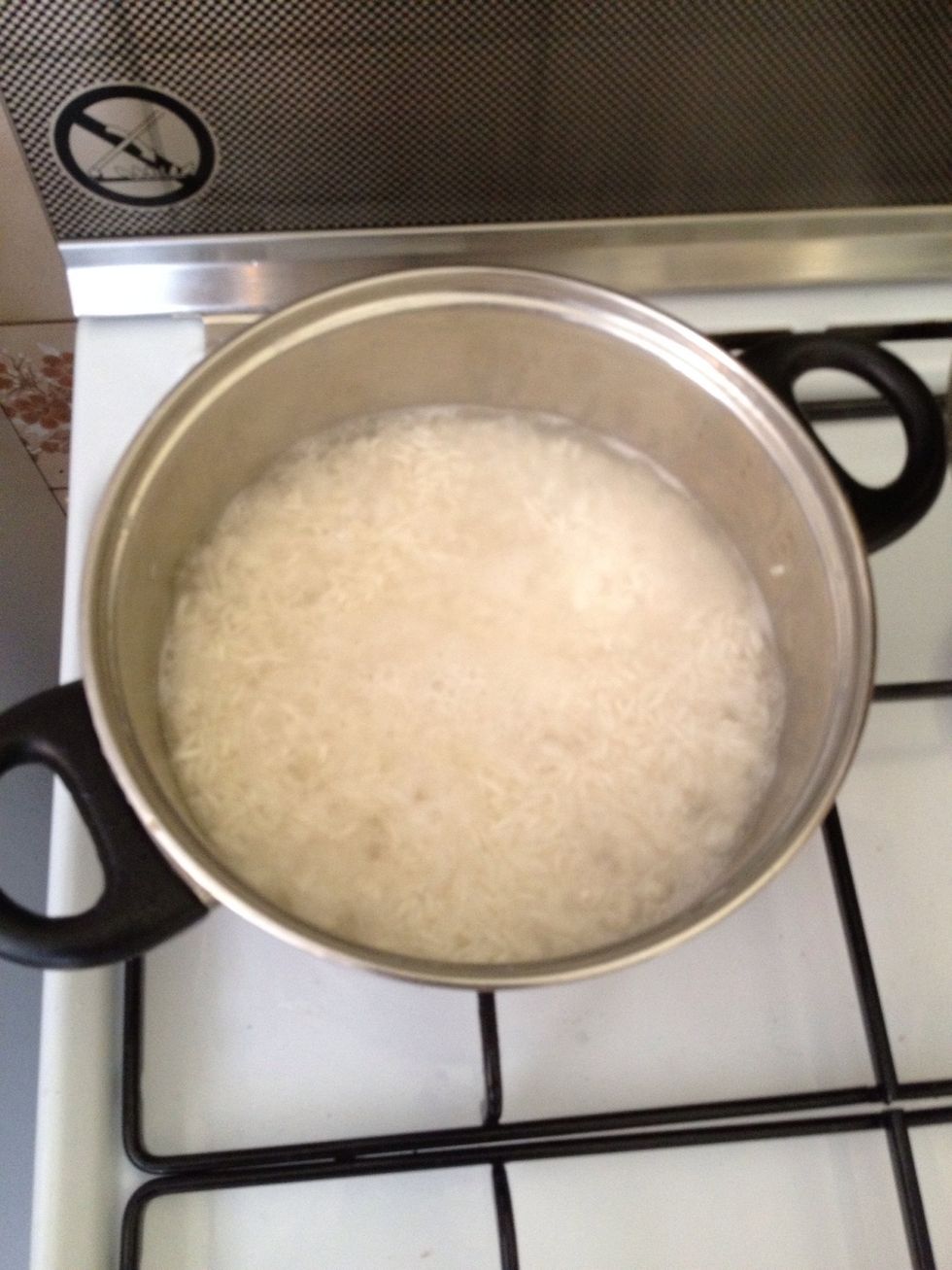 Like so,then turn to low heat