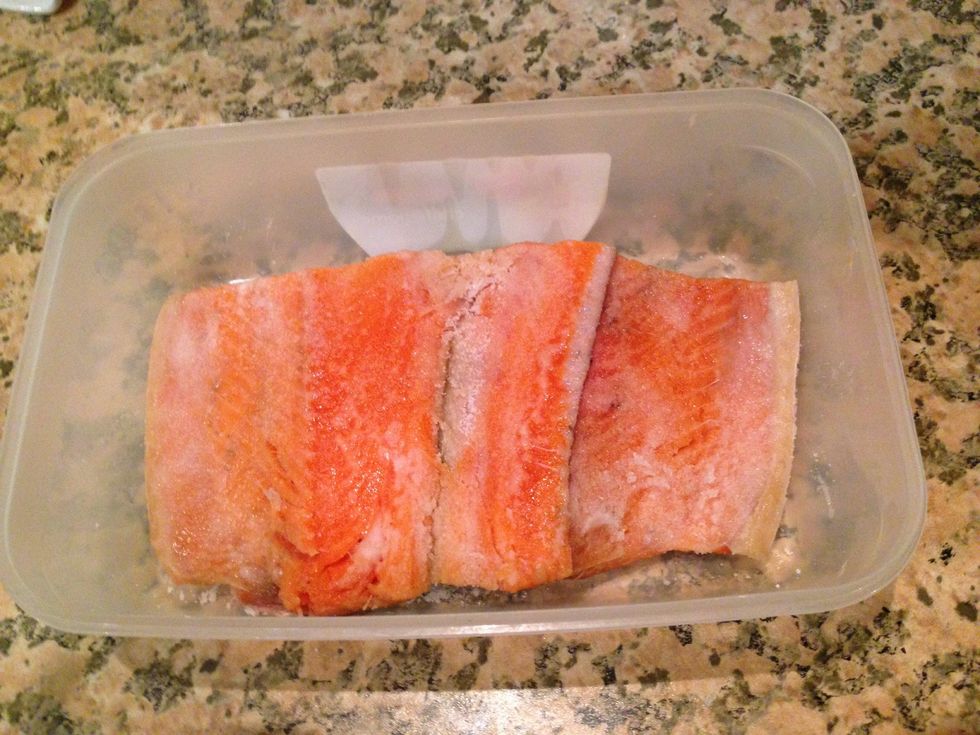 Like this. Afterwards put it in your fridge and keep there for 2 days