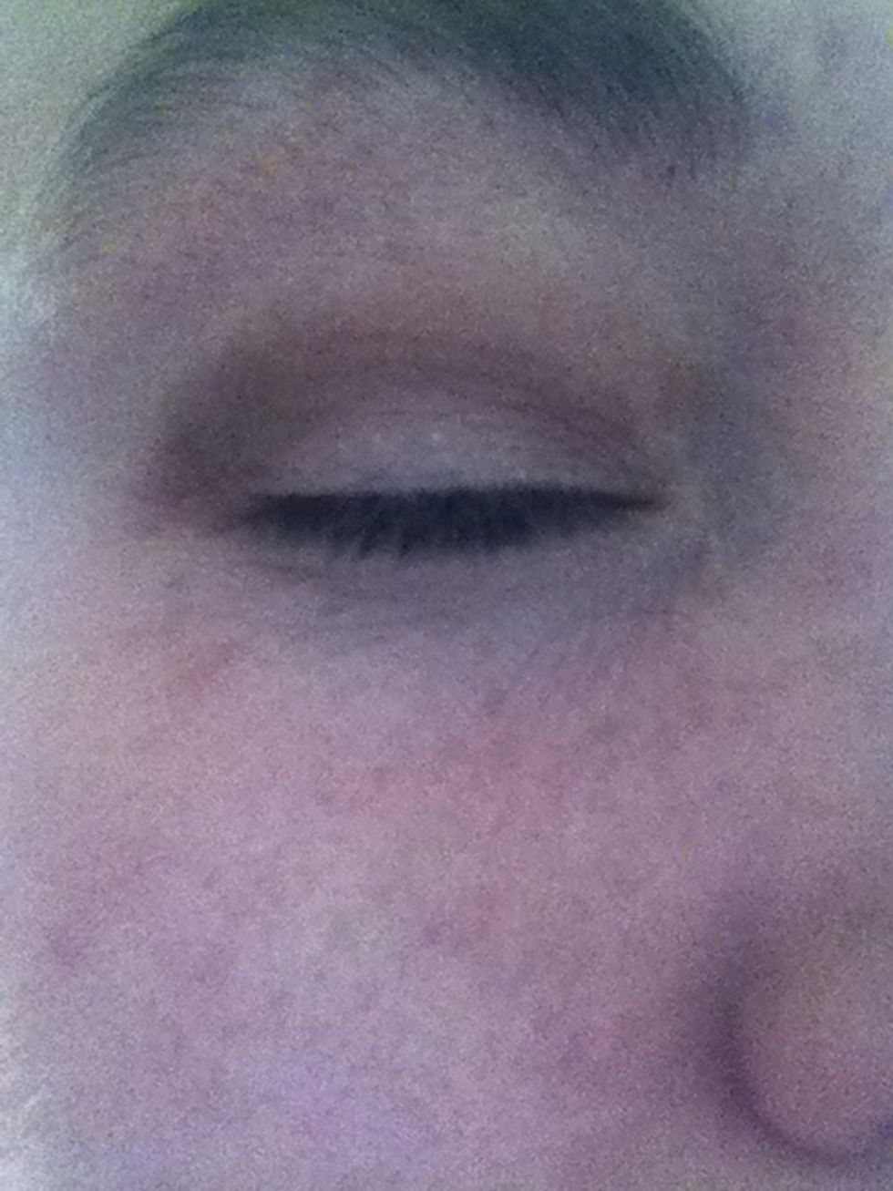 Like this(: and blend it in. And then do it to the other side as well.