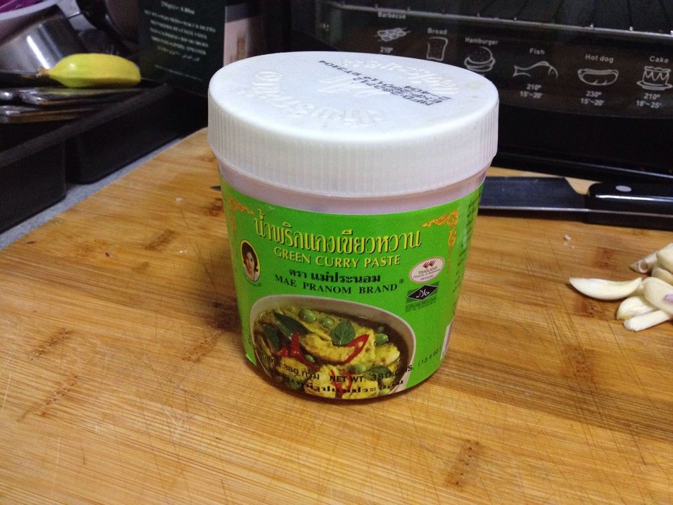 Like this green curry paste!