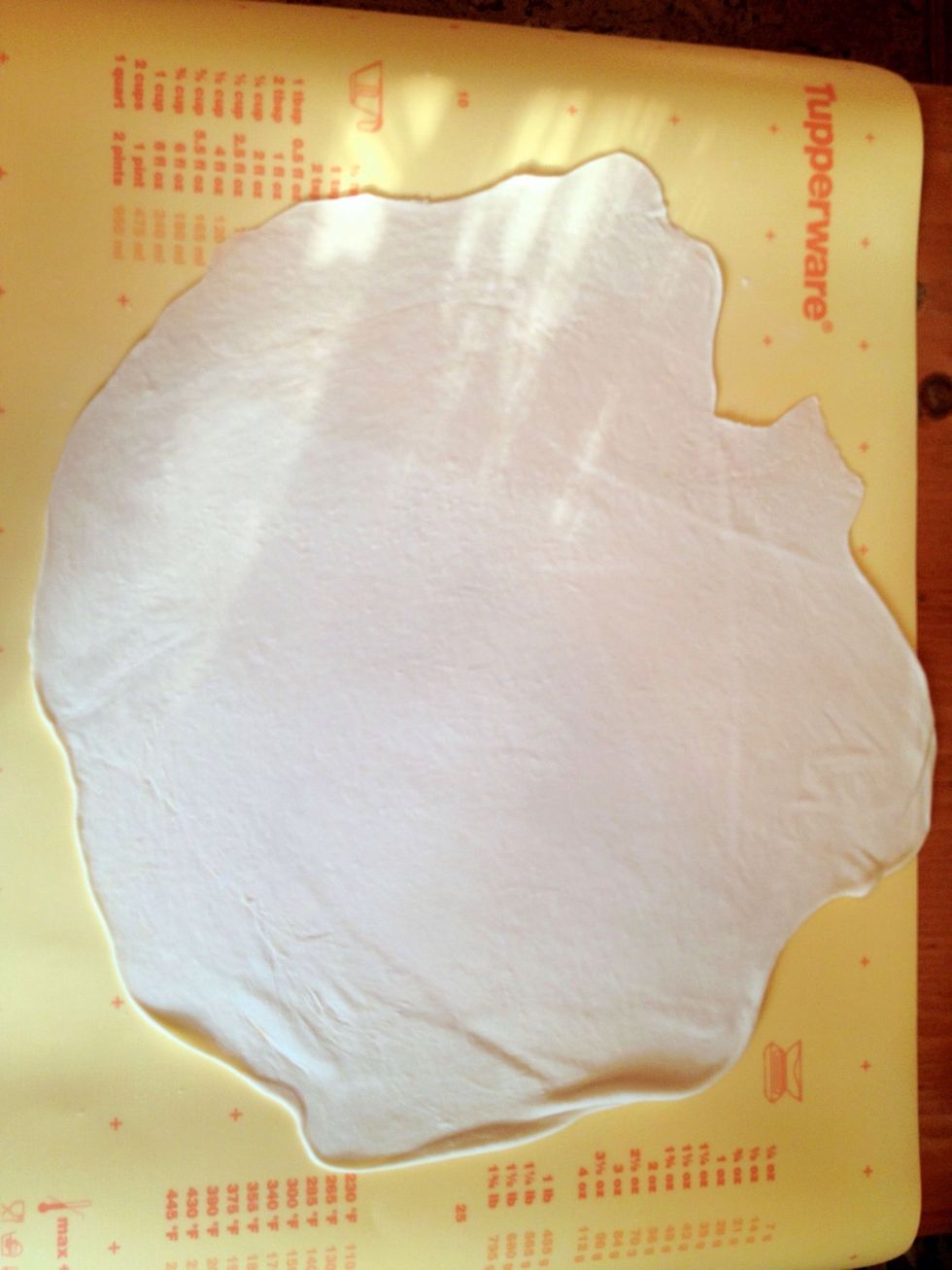 ... Like this. I make a very thin layers.