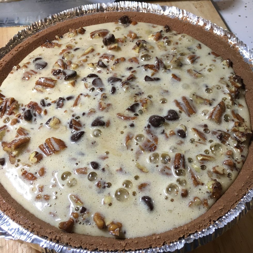 Like this. Let it sit for a few minutes.