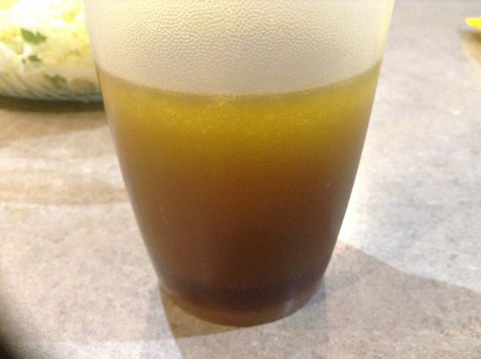 Like this. Set aside for later, DO NOT PUT IN SALAD YET, not until I tell you to