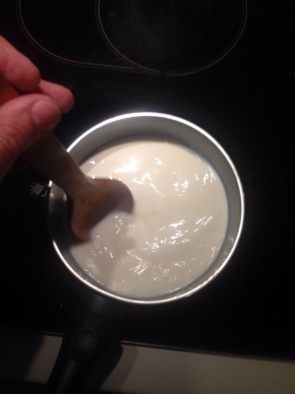 Like this then let it simmer on low heat\ud83d\udc4d