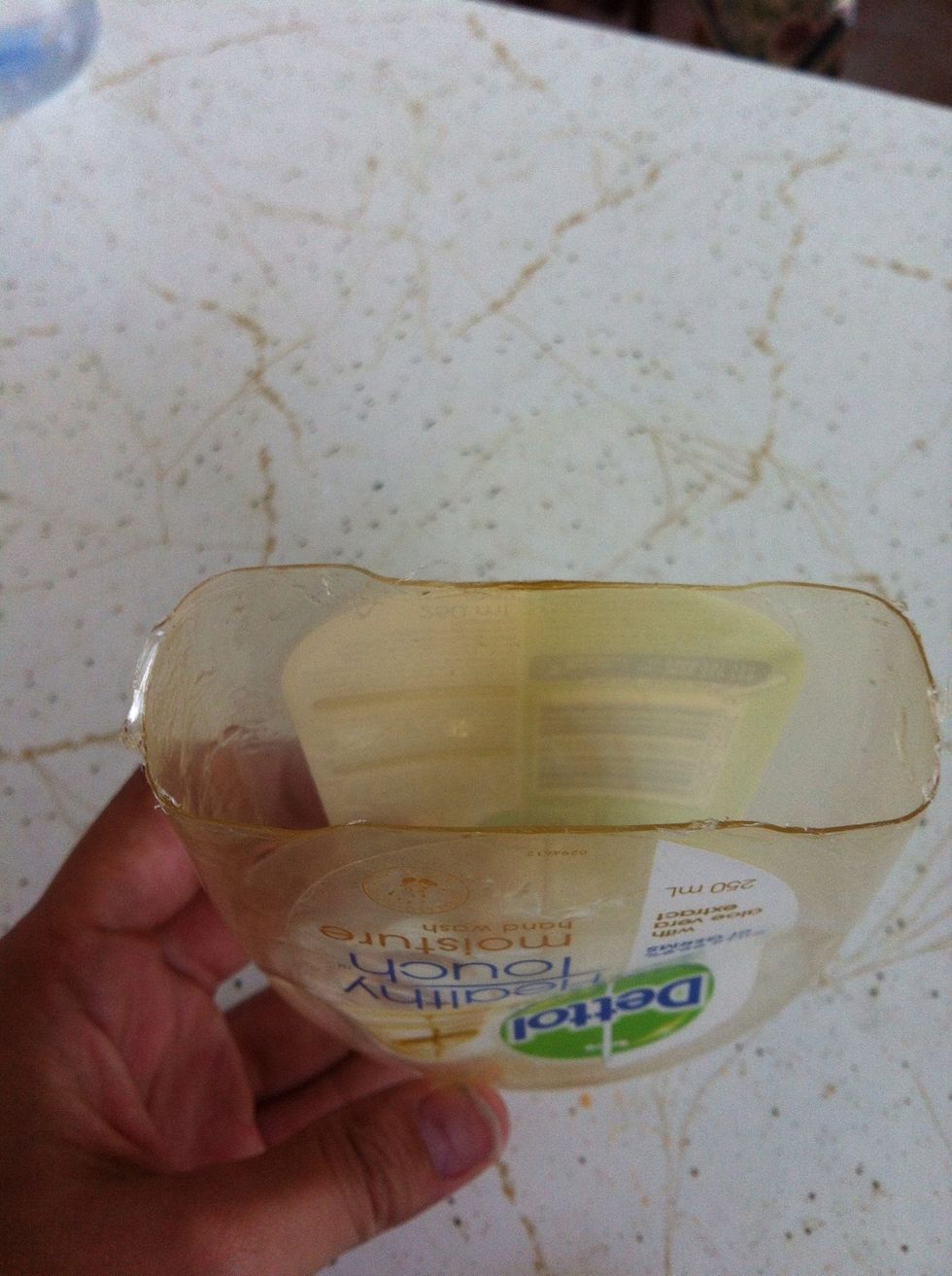 Like this. Try and remove as many of the sharp edges if giving to little kids