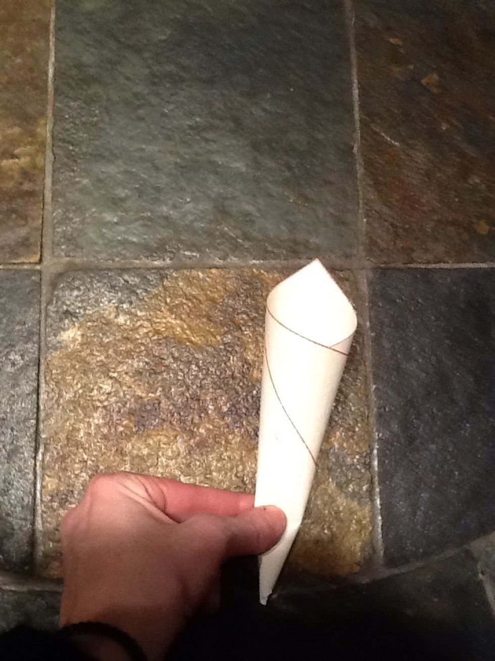 Like this. You will want to roll different size cones. Some bigger for base petals and then gradually smaller ones for middle and inner rings of petals.