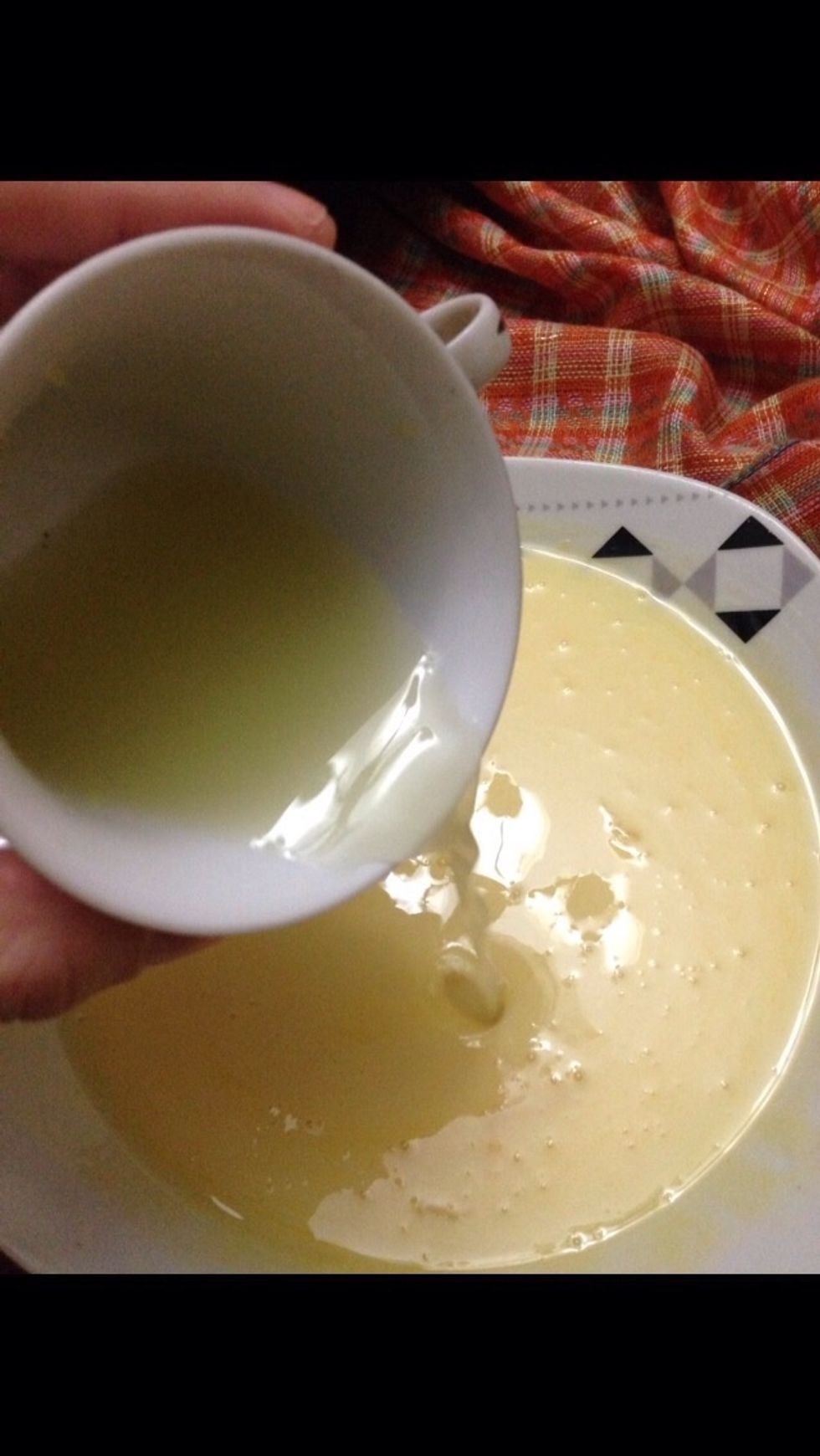 Lime juice a little bit while you are mixing until it's over