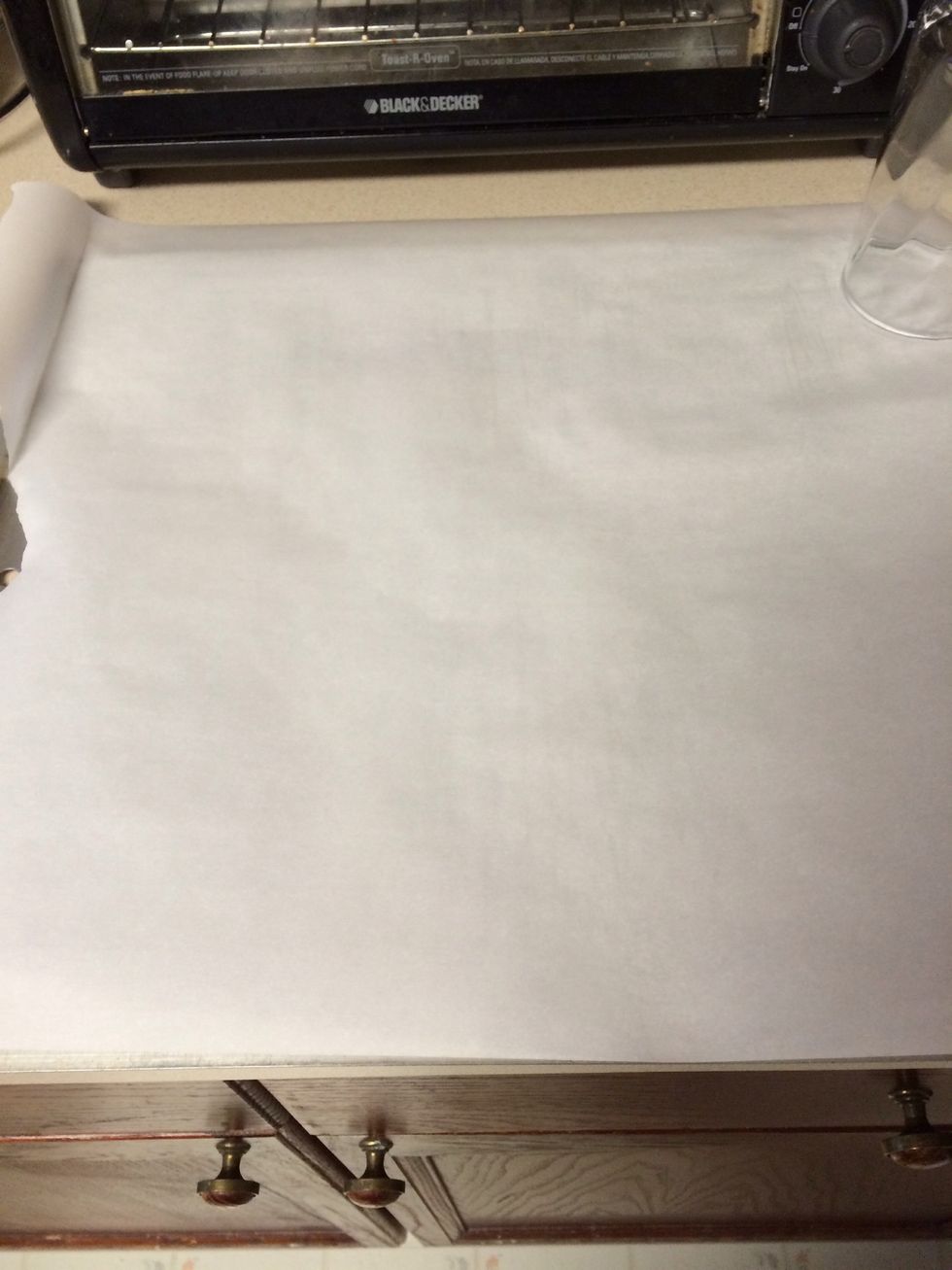 Line a baking sheet in parchment paper