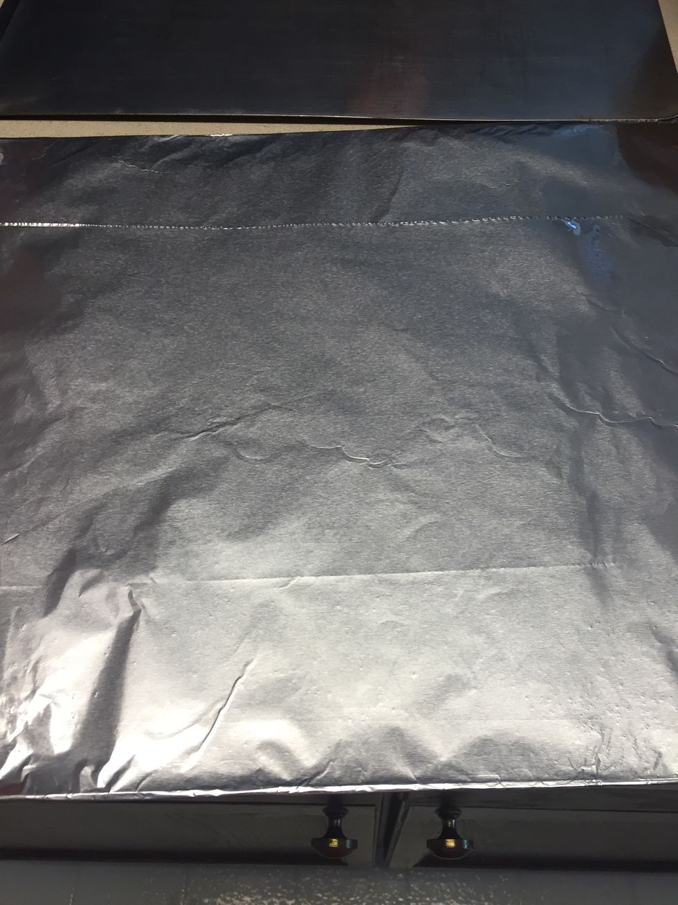 Line a baking sheet with aluminum foil and lightly grease the foil