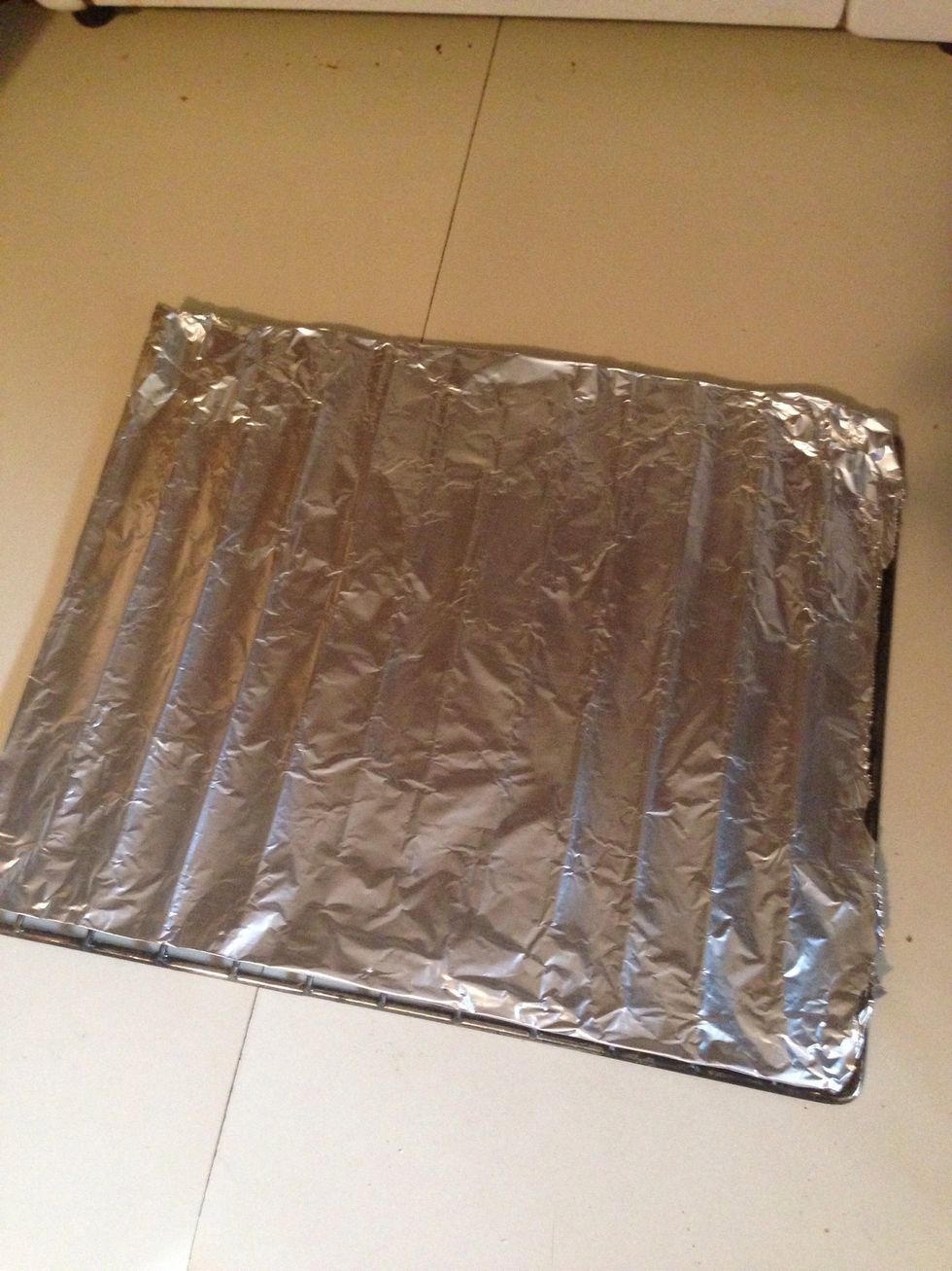 Line your toaster rack with aluminum foil.