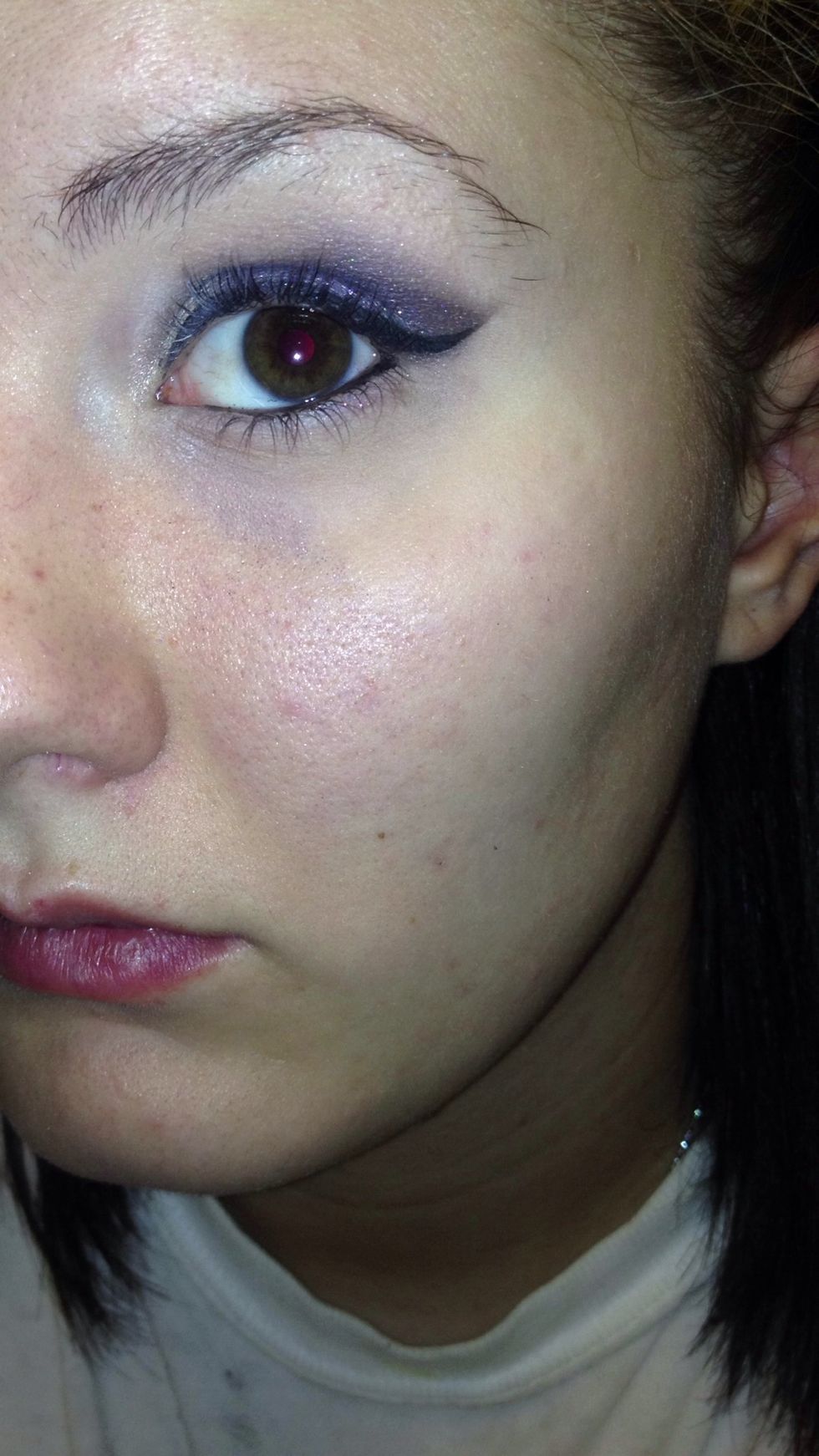 Line your water line with the eyeliner