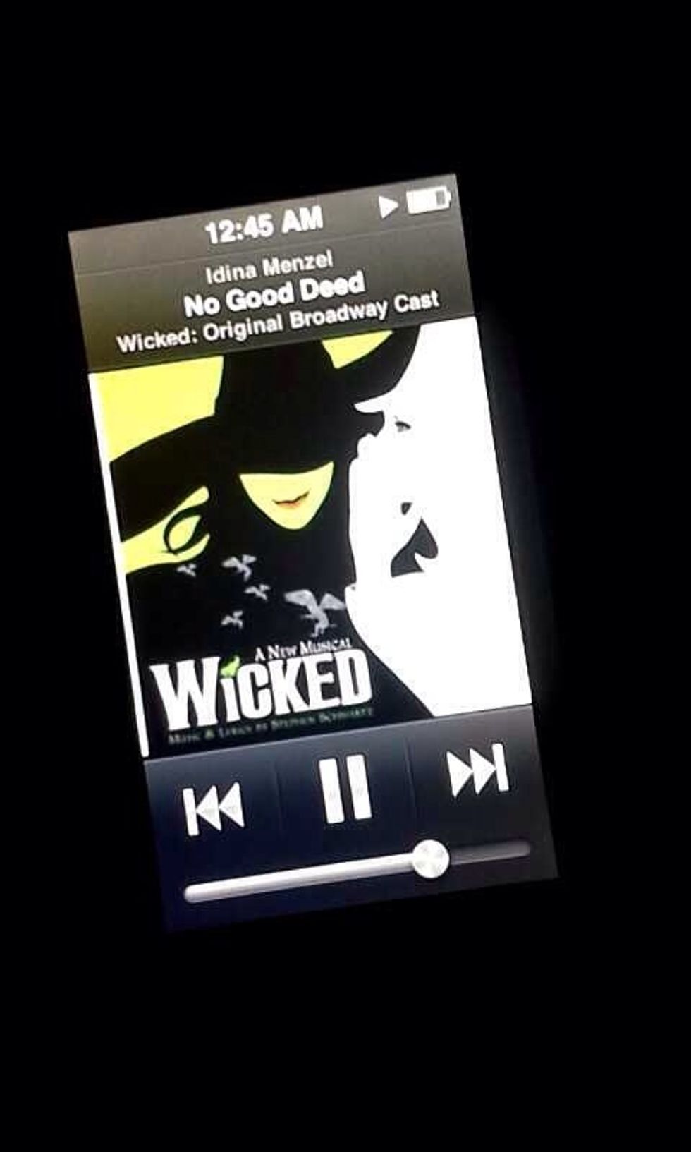 Listen to Broadway music.
