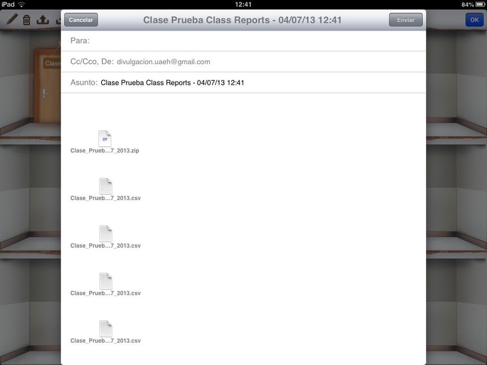 Listo env\u00eda tus reportes