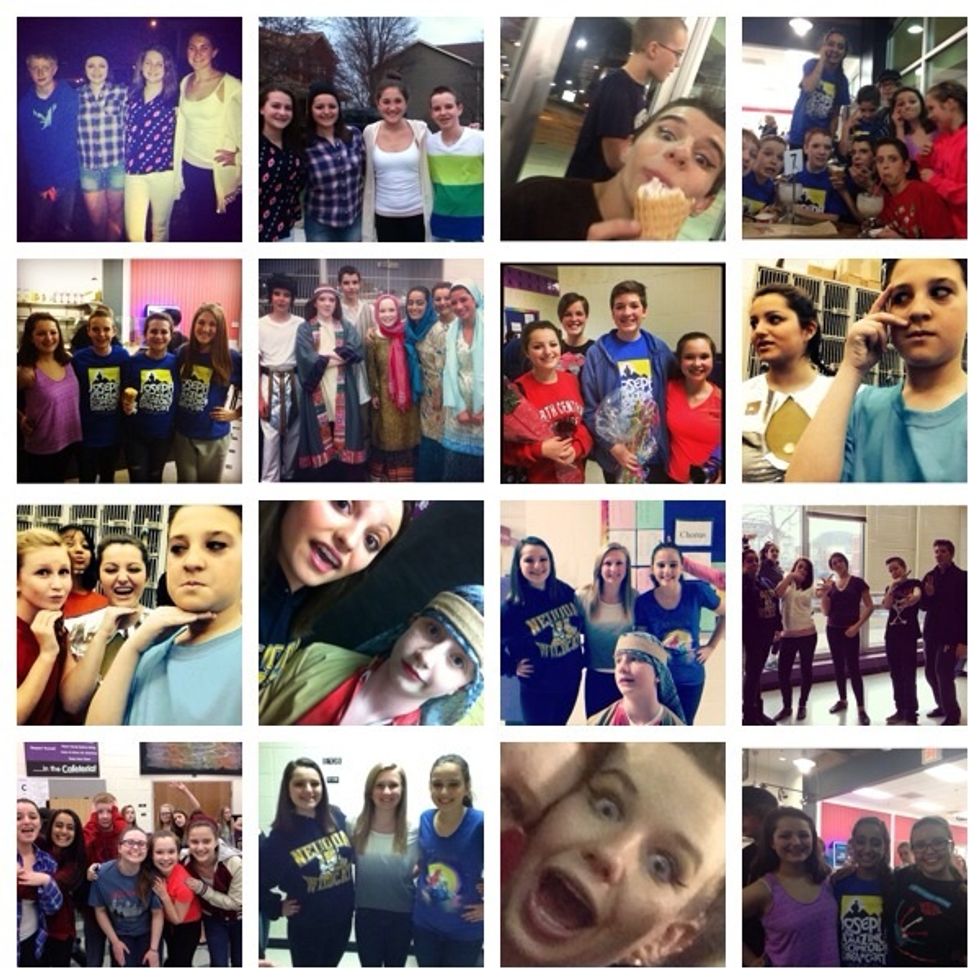 Living life with my family means living life with my musical family, they mean the world to me.