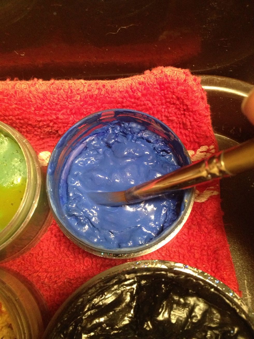 Load up with blue.