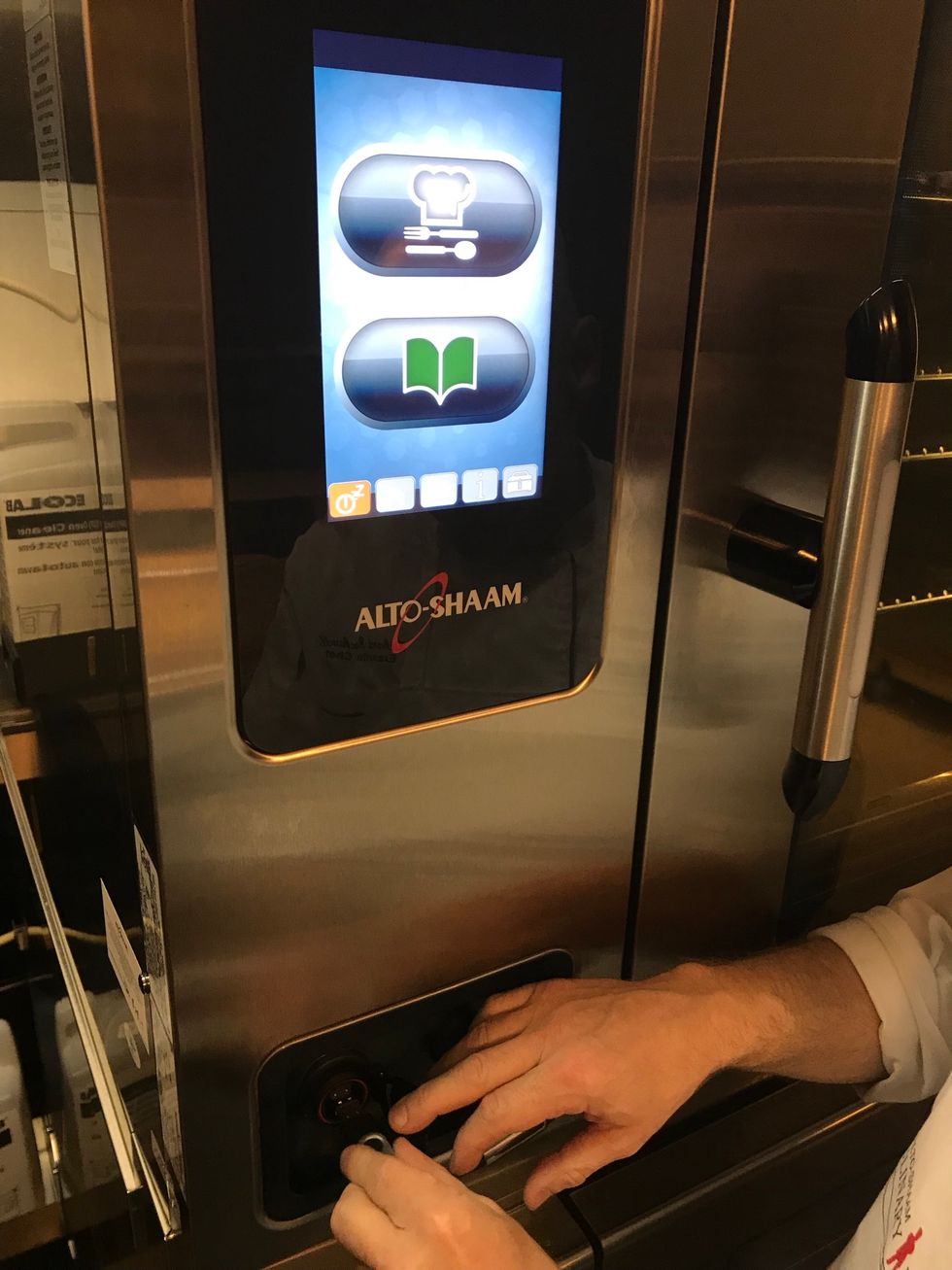 Load USB into the CTP oven from the home screen.