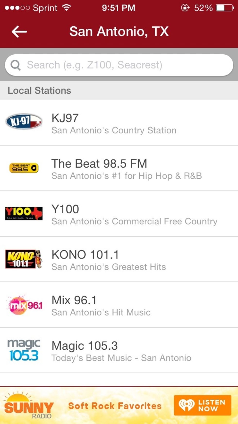 Local stations are super cool, because they also give you news and info about your city or area.