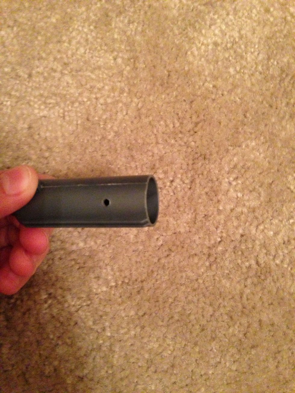 Locate the air chamber which should also be located near the spring. you then want to get a small drill bit and drill two holes shown above. (the second hole should be drilled the direct opposite)