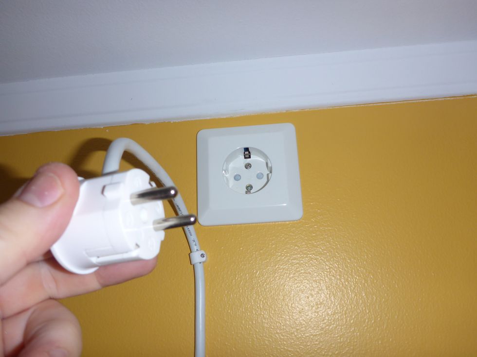 Locate the correct powercord, an unplug the unit. Power should be unplugged during the entire operation.