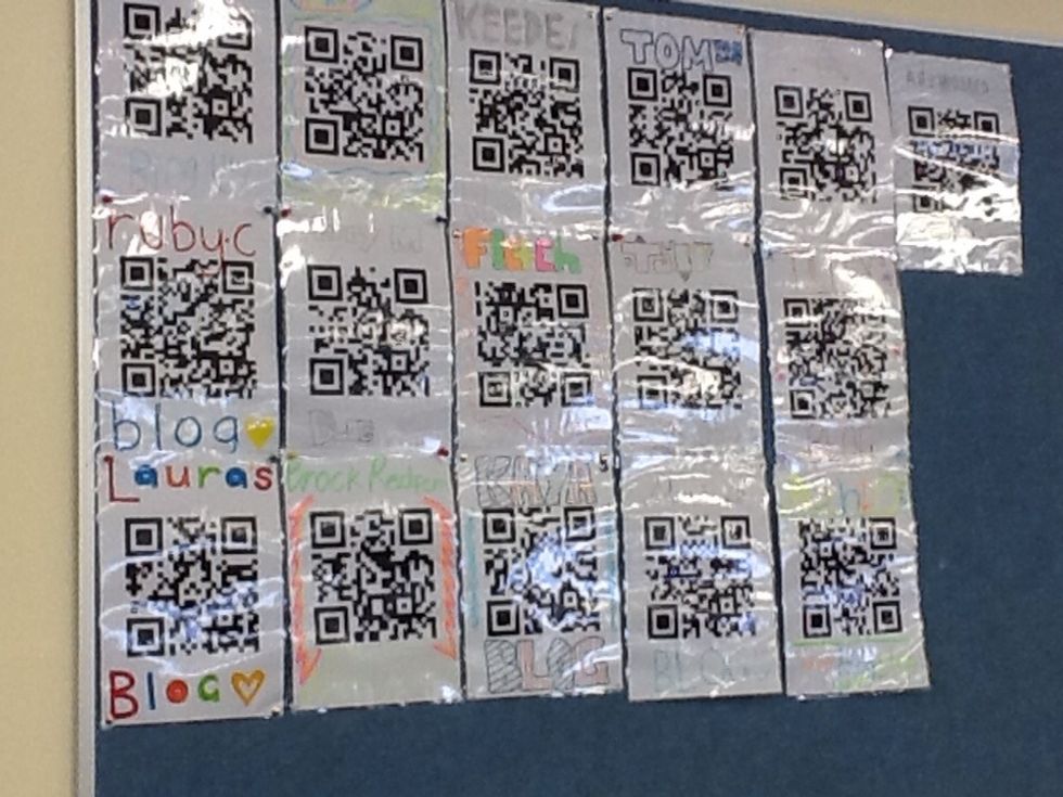 Locate the QR code you want scan.