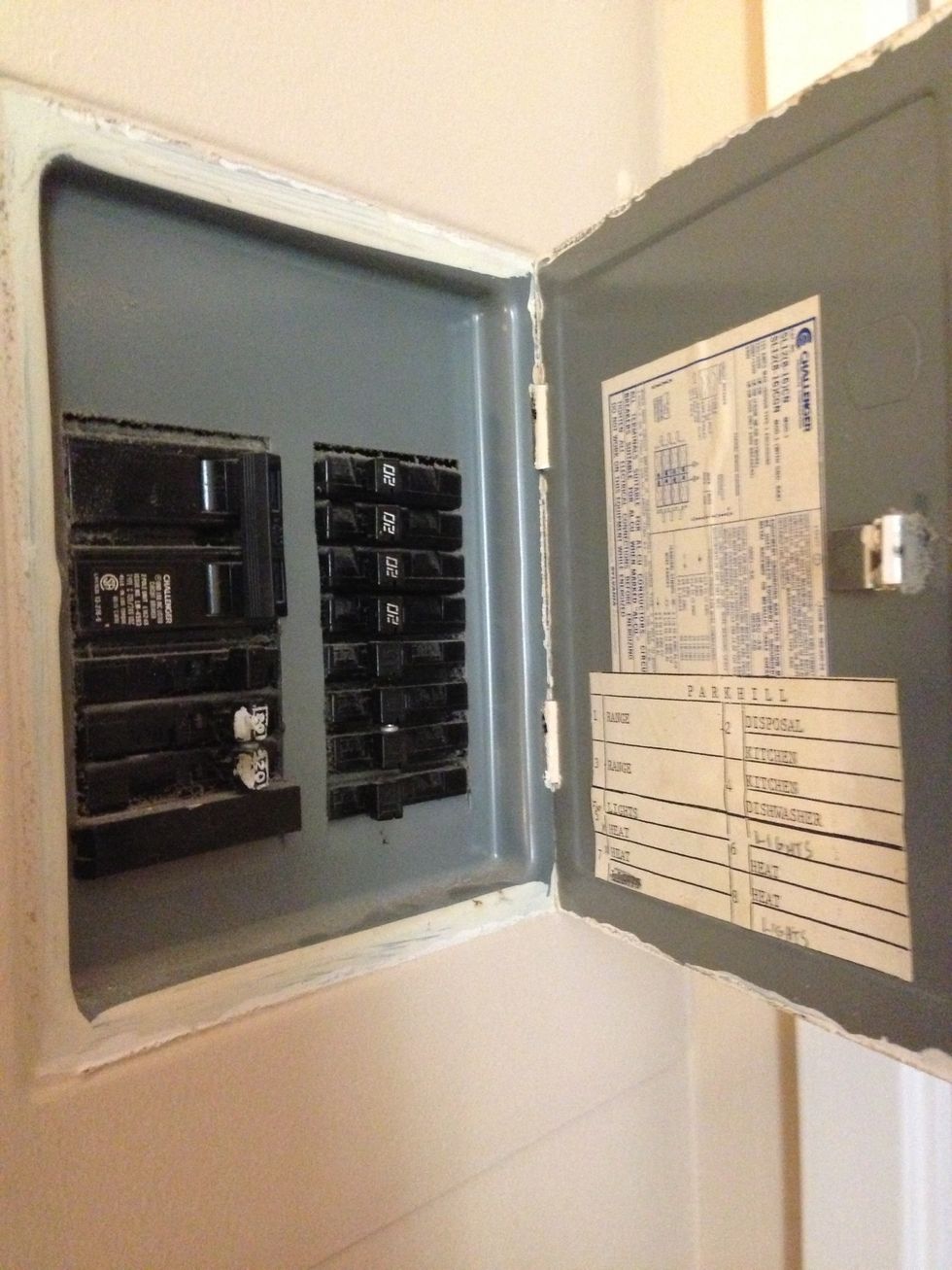 Locate your circuit breaker.