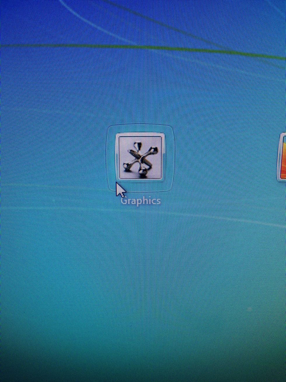 Log onto the computer. The password is: graphics3007