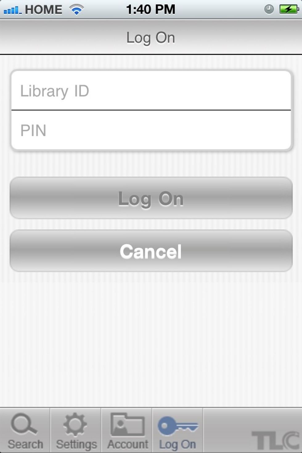 Login with your WCPL library card barcode and 4 digit pin code.