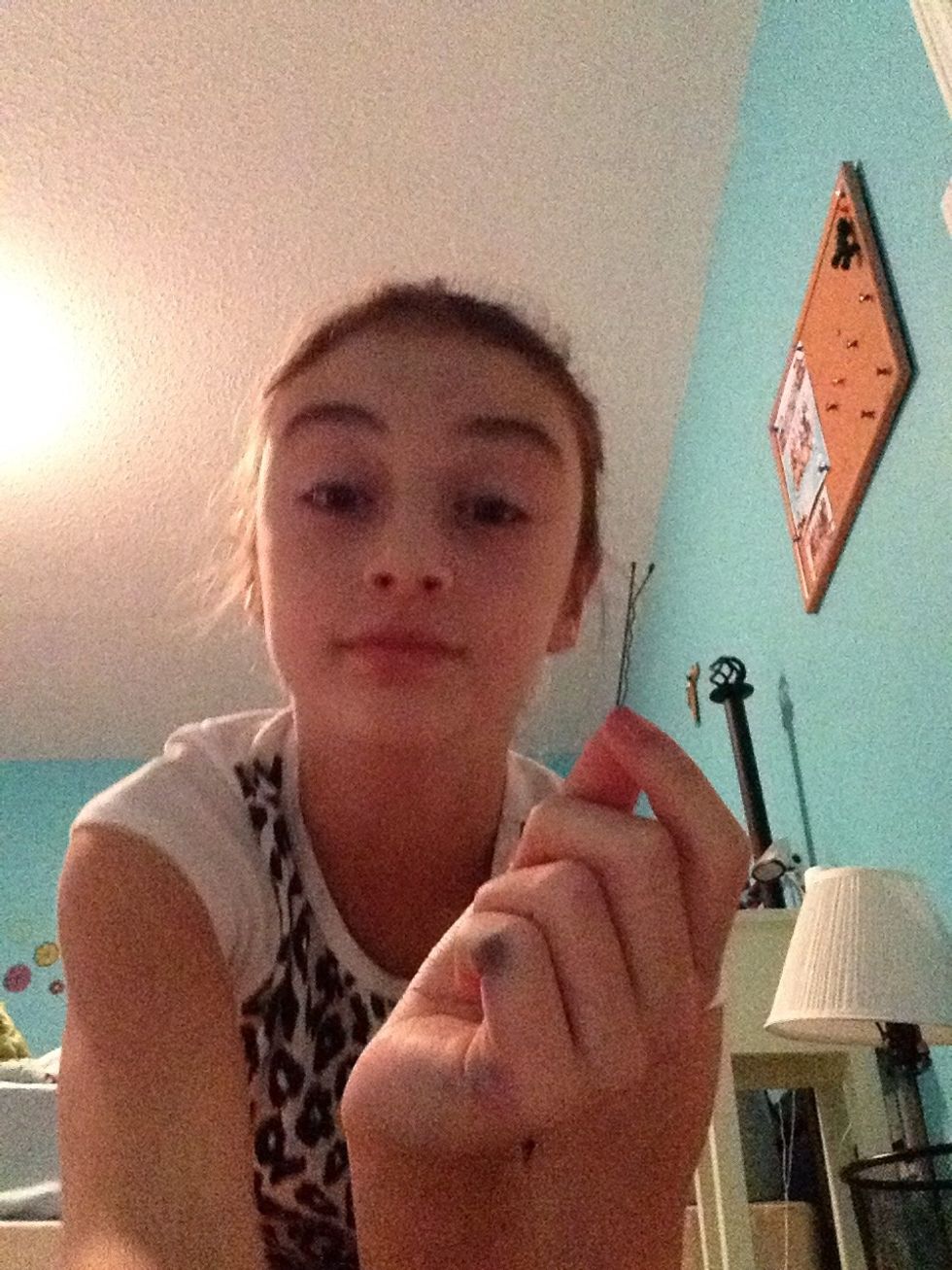 lol i look weird.. ANYWAY get your bobby pins and clean up the unwanted hair around