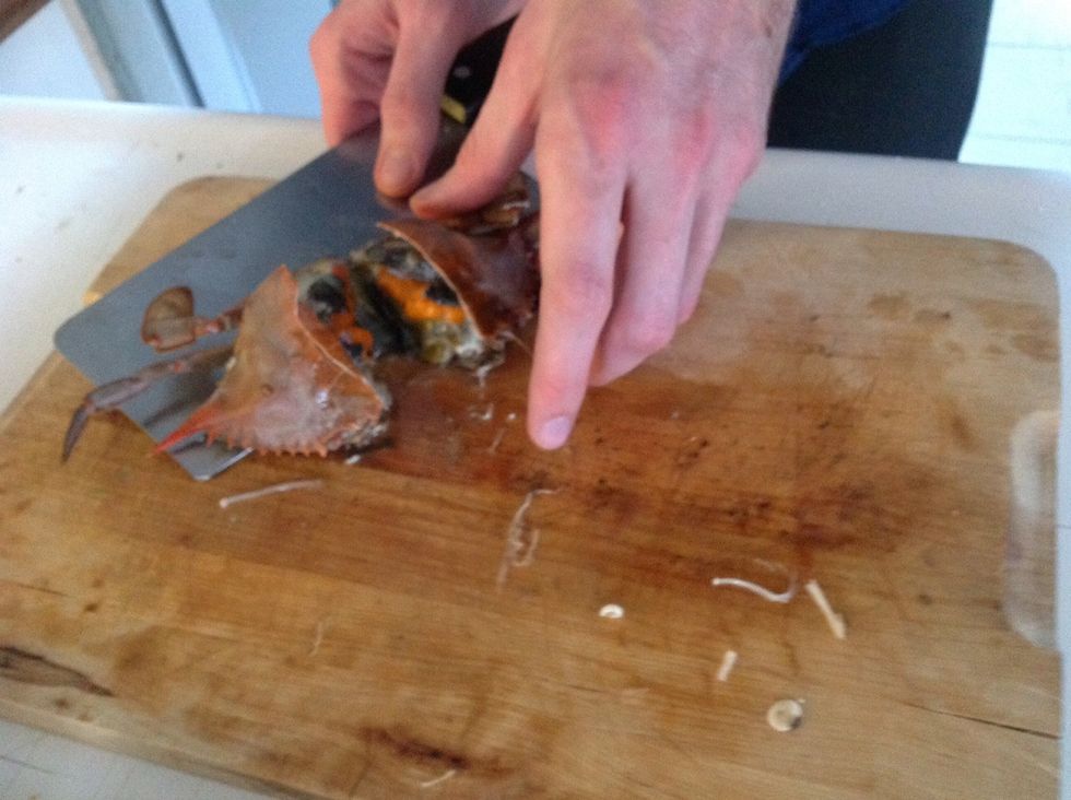 Look at all the delicious brains and roe. Mmmmm....