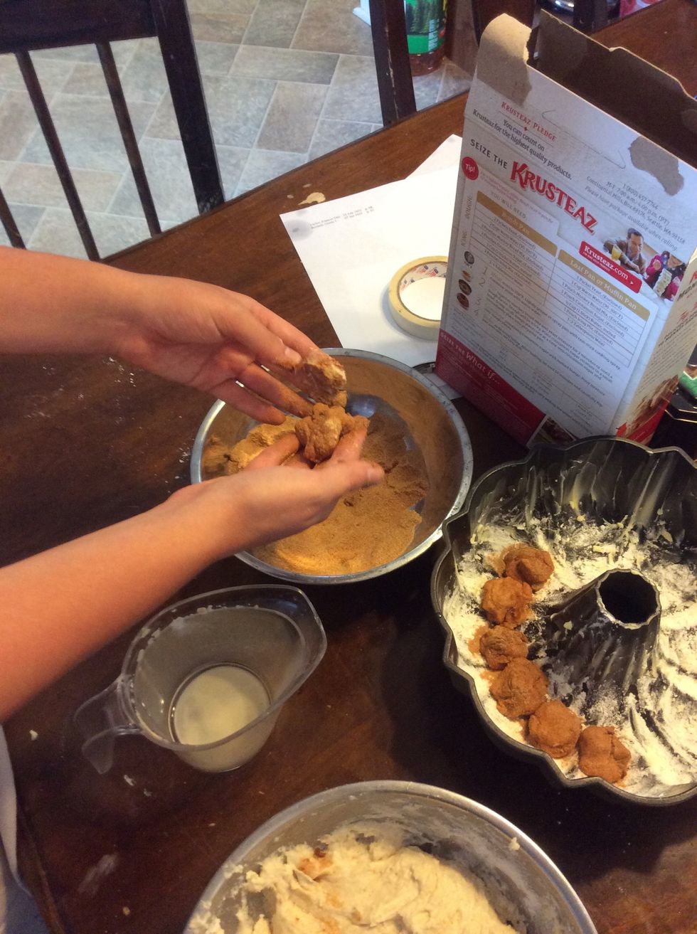 Look at my beautiful ball of soon to be delicious Monkey Bread delicious right \ud83d\ude09\ud83d\ude09\ud83d\ude09\ud83d\ude09\ud83d\ude09\ud83d\ude09\ud83d\ude0a\ud83d\ude0a\ud83d\ude0a\ud83d\ude0a\ud83d\ude04\ud83d\ude04\ud83d\ude04