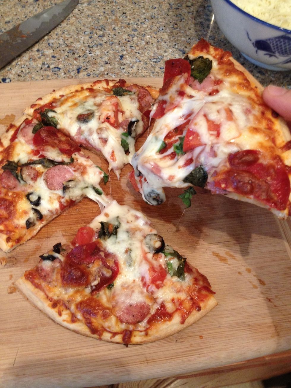 Look at that awesome slice (cue mouth watering)....