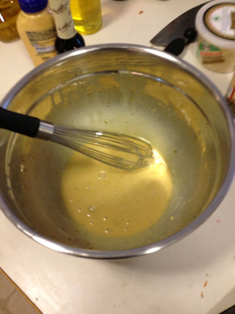 Look at that, creamy and delicious!