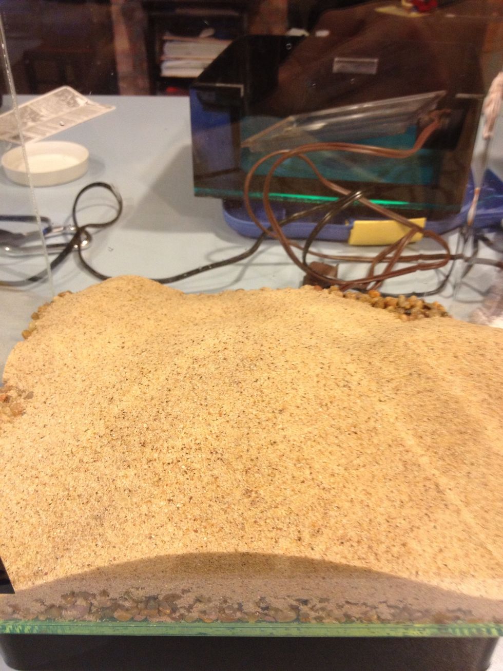Look at that! It's ok to use a lot of sand.