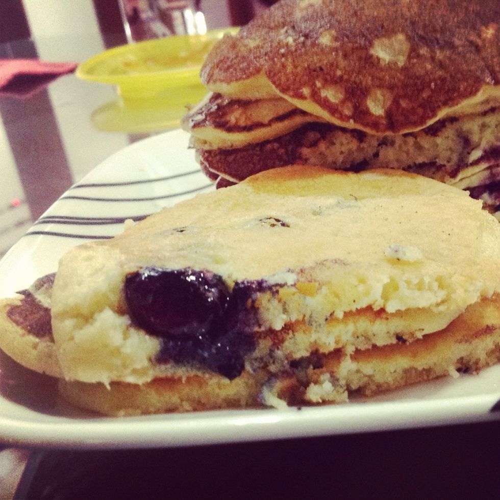 Look at that ooey gooey goodness!!! \ud83d\ude0a\ud83d\ude0a\ud83d\ude0d\ud83d\ude0d\u263a\u263a & yes I eat 3 at a time :p Enjoy!