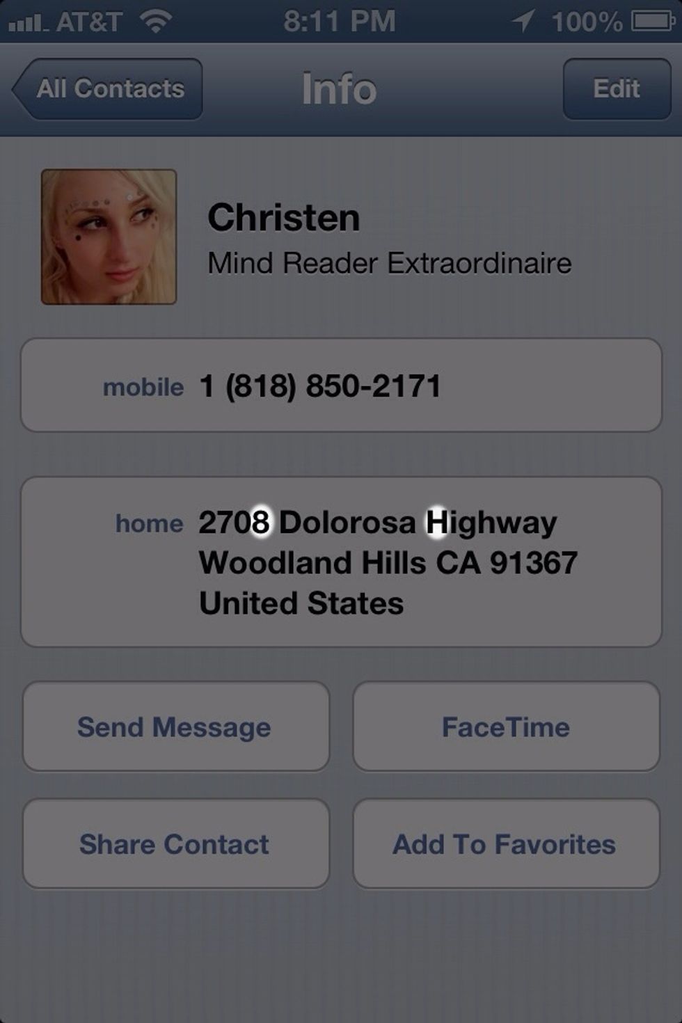 Look at the address. This is your way of confirming you selected the right card. The last number is an 8 (for 8 of hearts). And the street starts with H (for hearts). So this is 8 of hearts.