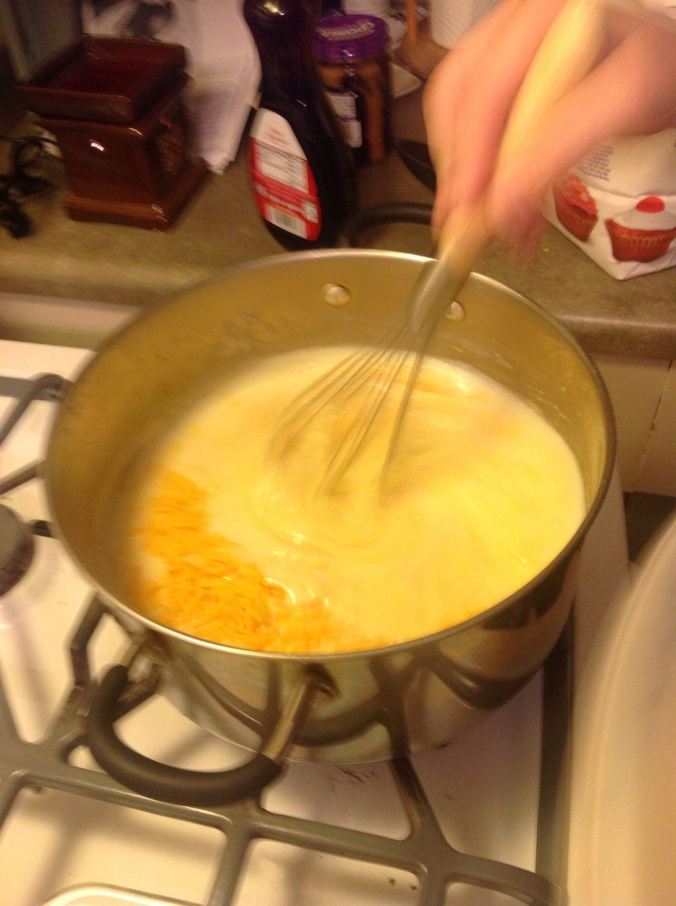 Look at the golden color that starts to develop.